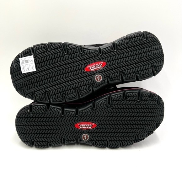 Skechers Womens Synergy Sandlot Alloy Toe Black Pink Work Safety Shoes Size 6.5 - Picture 10 of 16